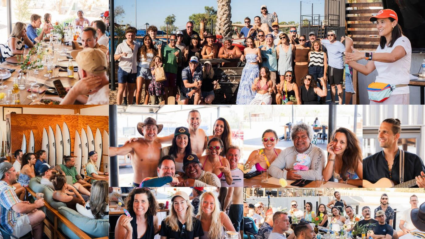 Participants gathered at the Inaugural Surf Summit 2025